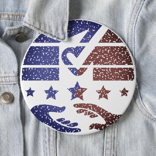 国家の義務の握手 缶バッジ (インサイチュ)