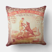 国家のSouthend海の枝の旗 クッション (裏面)