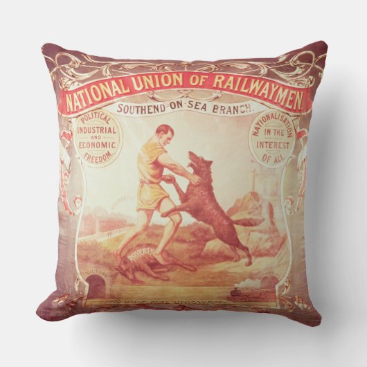 国家のSouthend海の枝の旗 クッション (正面)