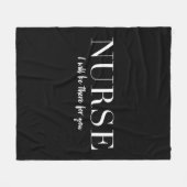 国家ナースの日感謝してい。お前は出迎え素晴らしだ フリースブランケット (正面(横))