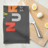 国家ナース実践週間素晴らし キッチンタオル (四つ折り)