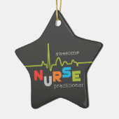 国家ナース実践週間素晴らし セラミックオーナメント (左)