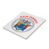 国家ニュージャージーの素晴らしいシール タイル (側面)