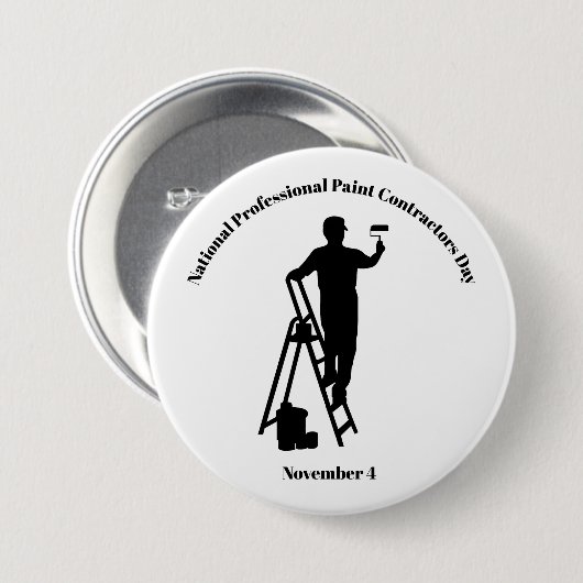 国家プロフェッショナル絵を描契約者日ボタン 缶バッジ (正面&裏面)