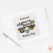 国家ベーカリーデイマンベーカリーシール スクエアシール (封筒)