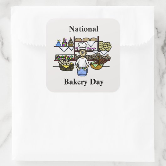 国家ベーカリーデイマンベーカリーシール スクエアシール (バッグ)