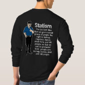 国家主義のワイシャツ Tシャツ (裏面)