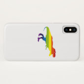 国家威信の3月の虹LGBTのゲイのレズビアン Case-Mate iPhoneケース (裏面(横))
