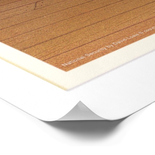 国家安全保障 ポスター (角)