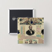 国家政治図 缶バッジ (正面&裏面)