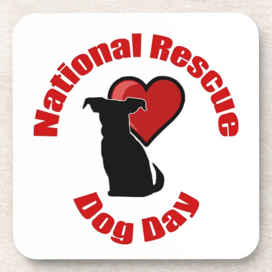 国家救助犬の日 コースター (正面)