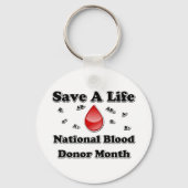 国家献血月救 – 生活 キーホルダー (正面)