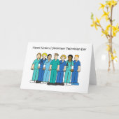 国家獣医師の日9月28日 カード (黄色い花)