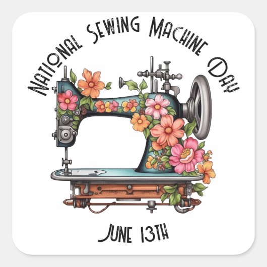 国家裁縫機械日カスタム スクエアシール (正面)