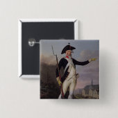 国家警備隊のユニフォームの市民Nau-Deville 缶バッジ (正面&裏面)