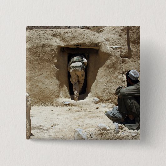 国家警備隊の兵士 缶バッジ (正面)