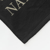 国家風光明媚なトレイル – 北カントリーのトレイルのハイカー フリースブランケット (角)