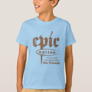 "国家"の子供をTシャツ食べ物を与えて下さい Tシャツ
