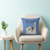 国家-スキーの昇進ポスター--を越えます クッション (椅子)