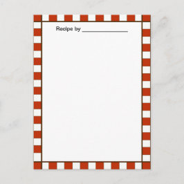 国市松模様に空白の#2カード ポストカード