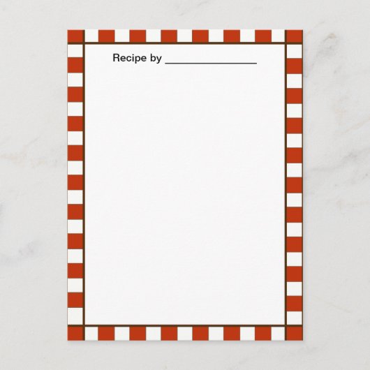 国市松模様に空白の#2カード ポストカード (正面)