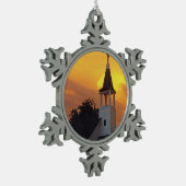 国教会 スノーフレークピューターオーナメント (左)