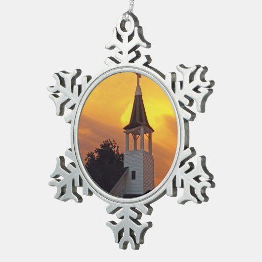 国教会 スノーフレークピューターオーナメント (右)