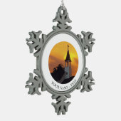 国教会 スノーフレークピューターオーナメント (左)