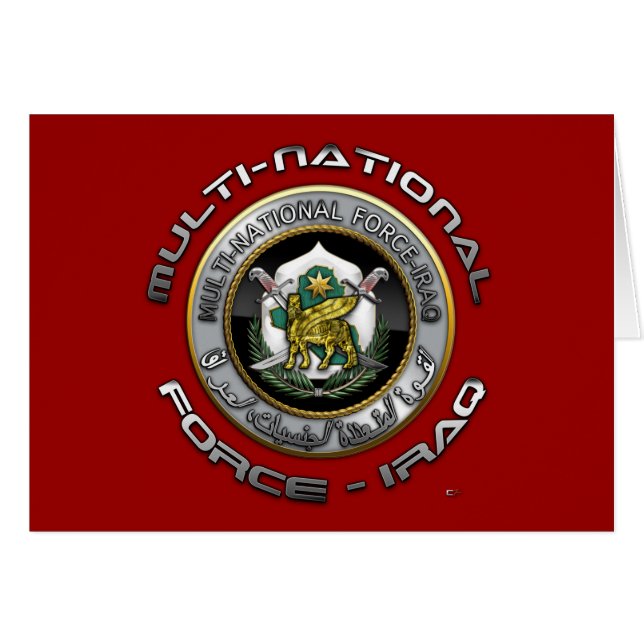  – 国数々の軍 – イラク (正面横)