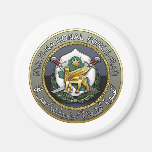  – 国数々の軍 – イラク マグネット (正面)