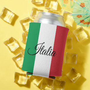国旗がイタリアンより涼しく、イタリアのパーティー/スポーツ 缶クーラー