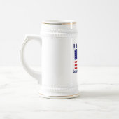 国旗とイーグルパトリオット – 米国国旗 ビールジョッキ (左)