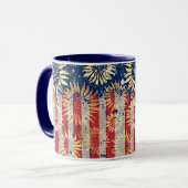 国旗とヒマワリ マグカップ (正面左)