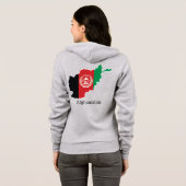 国旗と国々 アフガニスタン パーカ (裏面フル)
