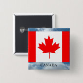 国旗と国の暗証番号 缶バッジ (正面&裏面)