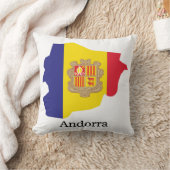 国旗と国アンドラ クッション (ブランケット)