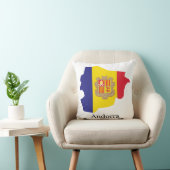 国旗と国アンドラ クッション (椅子)