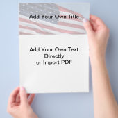 国旗のぼり チラシ (手)