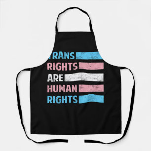 国旗のトランスの権利は人権LGBTコミュニティ エプロン