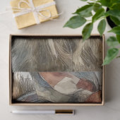 国旗のバンダナとデカップ愛国的なアライグマ 薄葉紙 (ギフト)