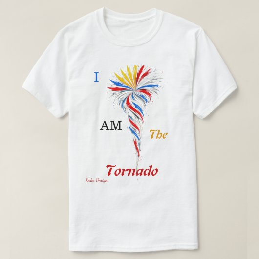 国旗の色の Antigua + Barbuda Tシャツ (デザイン正面)