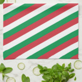 国旗イタリアン&イタリア – キッチン、料理ファン/スポーツファン キッチンタオル (折り畳み)