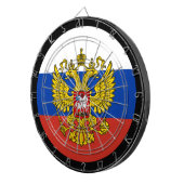 国旗ロシアのダートボード&ロシア/ゲームボード ダーツボード (正面右)