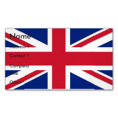 国旗付き名刺マグ統一されたネット マグネット名刺 (正面)