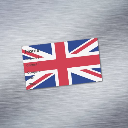 国旗付き名刺マグ統一されたネット マグネット名刺 (インサイチュ)