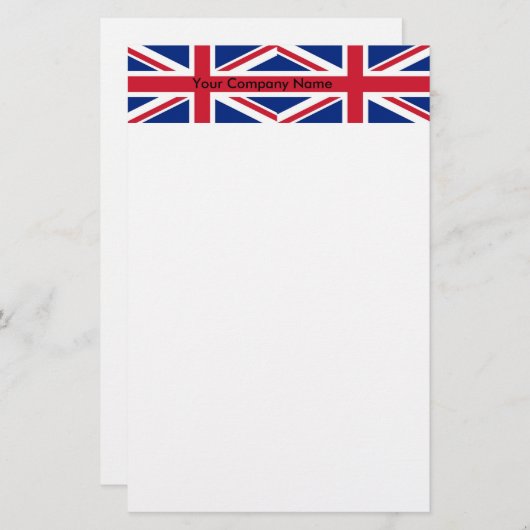 国旗付き文統一された具 便箋 (正面/裏面)