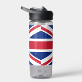 国旗付き水統一された瓶 ウォーターボトル (右面)