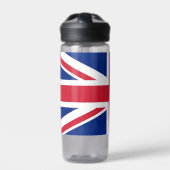 国旗付き水統一された瓶 ウォーターボトル (正面)