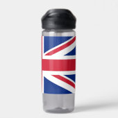 国旗付き水統一された瓶 ウォーターボトル (背面)