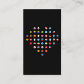 国旗国際的ハート旅行中毒 名刺 (正面)